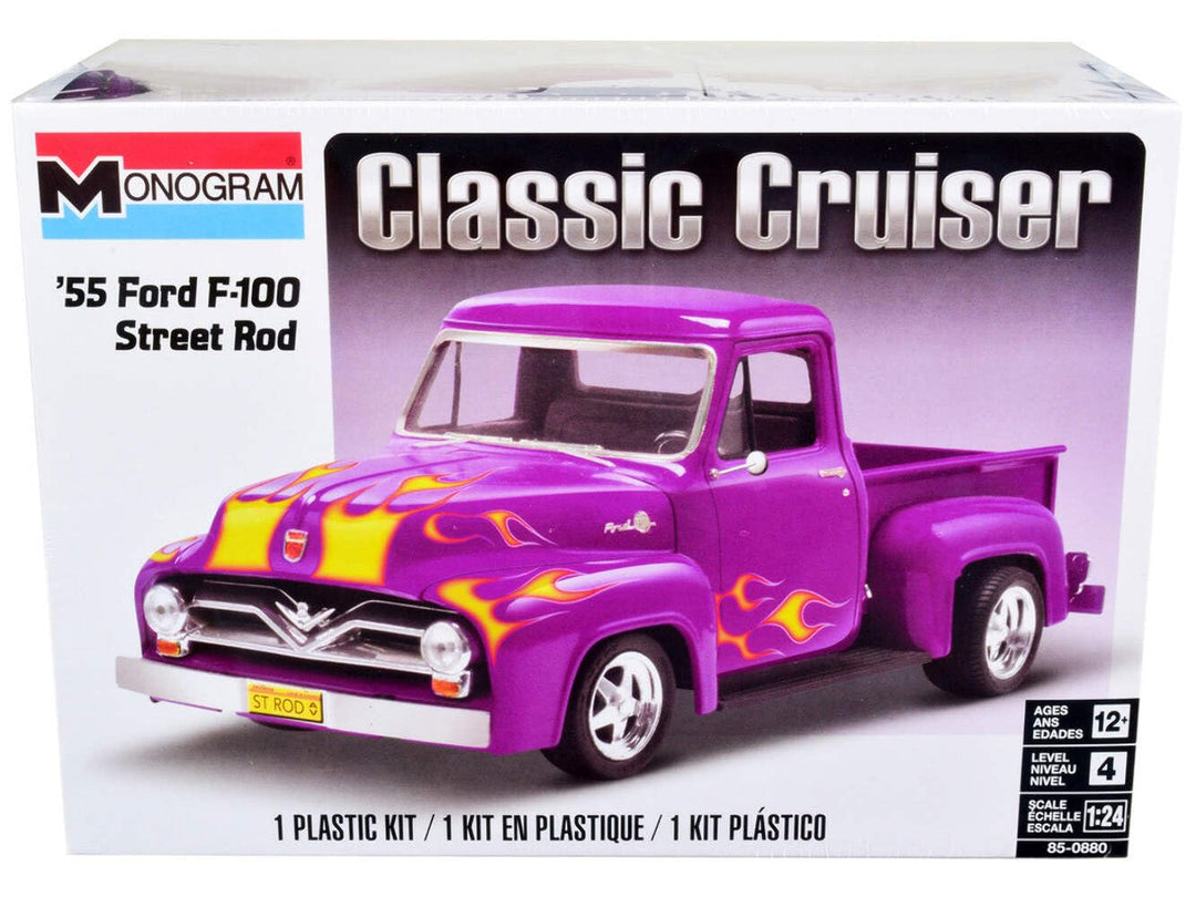 Revell Monogramm Massstab 1: 24 1955 Ford F-100 Street Rod Model Kit