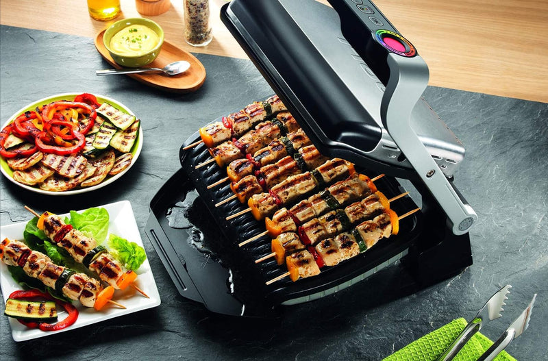 Tefal GC716D Kontaktgrill, Kunststoff, Schwarz, Metallisch, 401 x 229 x 450 mm