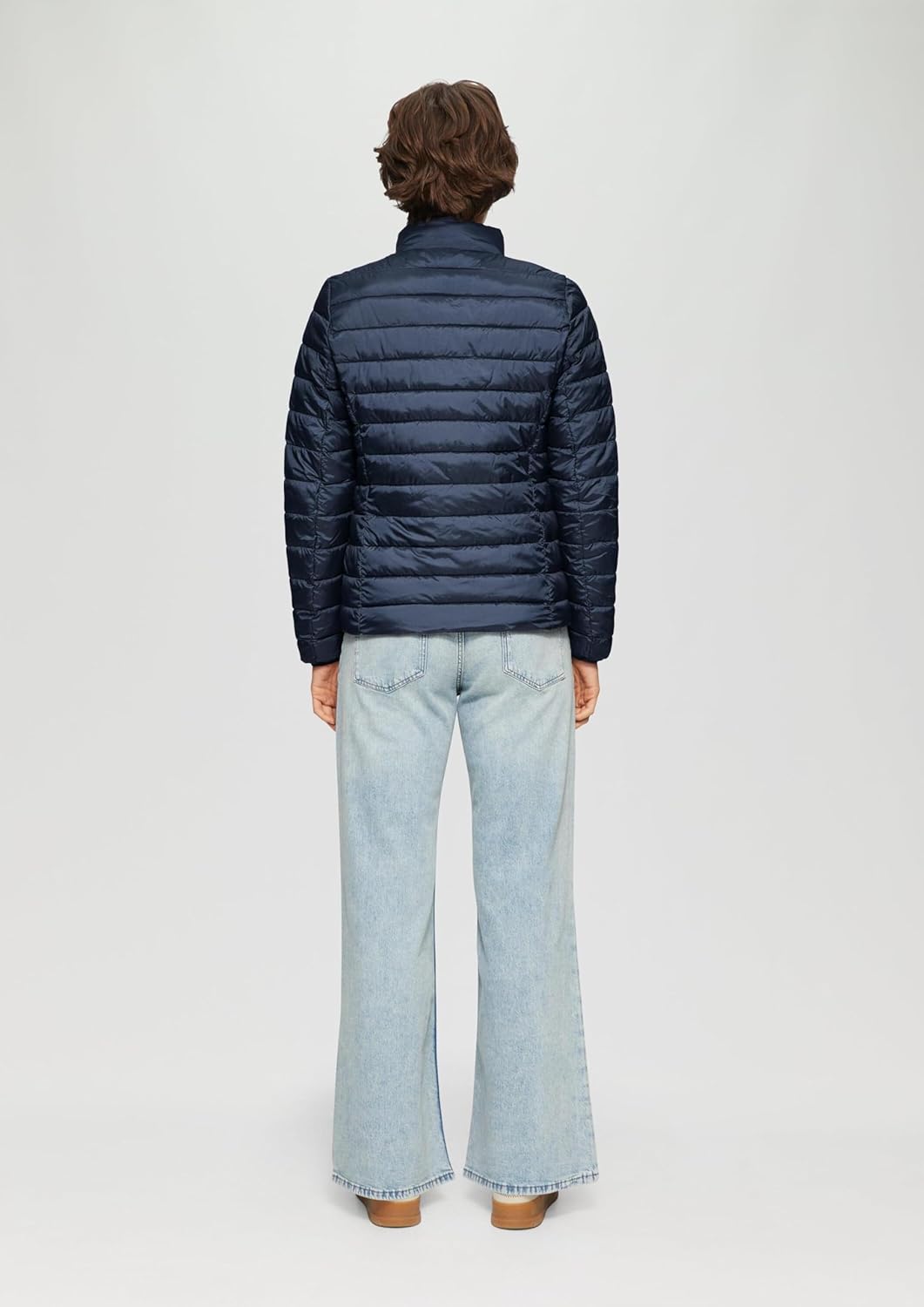 s.Oliver Herren Steppjacke – Slim Fit, leicht wattiert, Stehkragen – Für Outdoor, Übergangszeit & Ci
