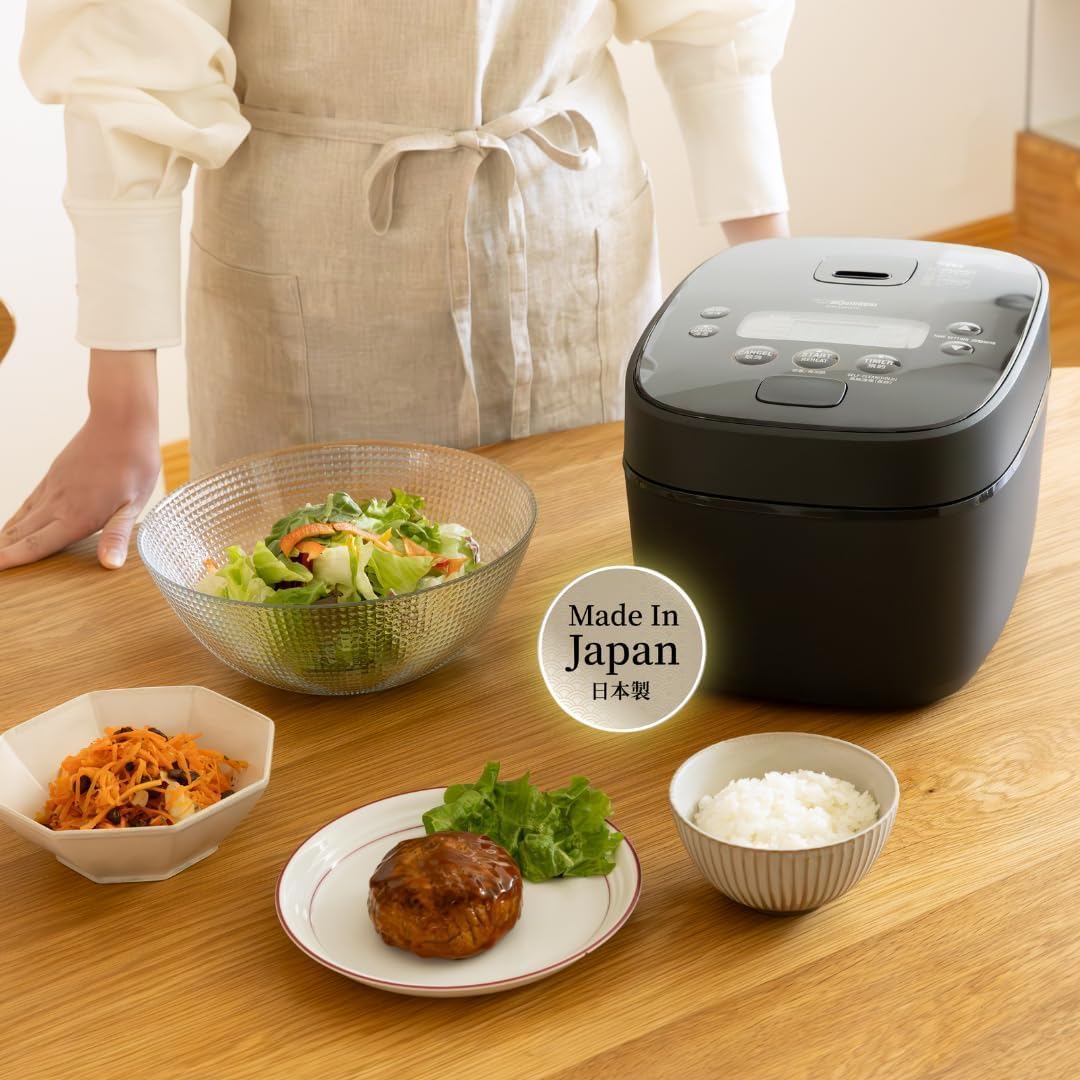 ZOJIRUSHI Premium Reiskocher Induktion NW-QAQ-10 – 1,0 Liter – mit Timer- und Warmhaltefunktion – in