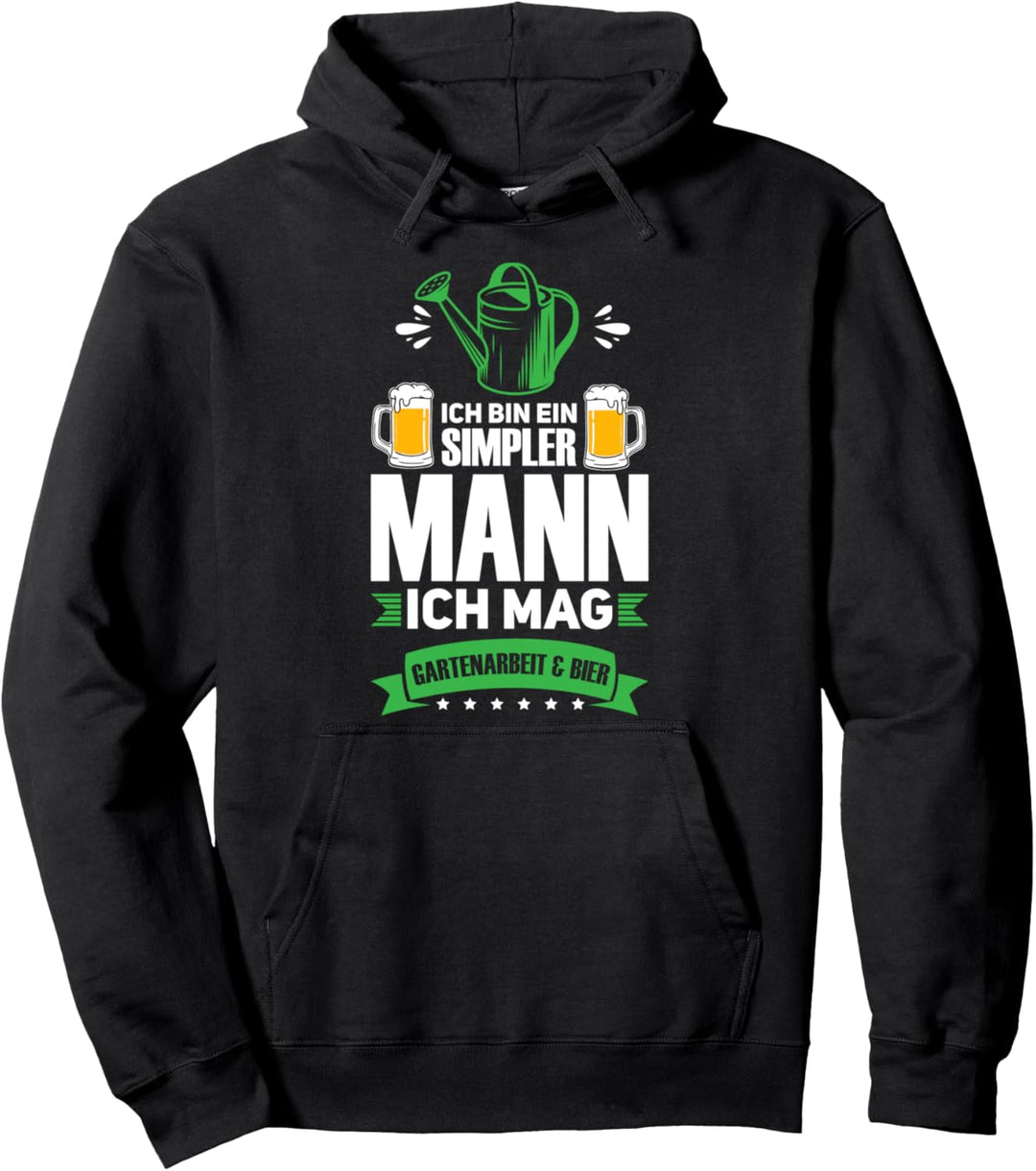 Garten Gärtner Bier Pullover Hoodie