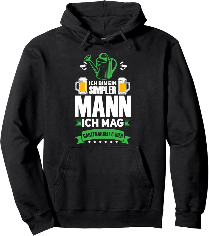 Garten Gärtner Bier Pullover Hoodie