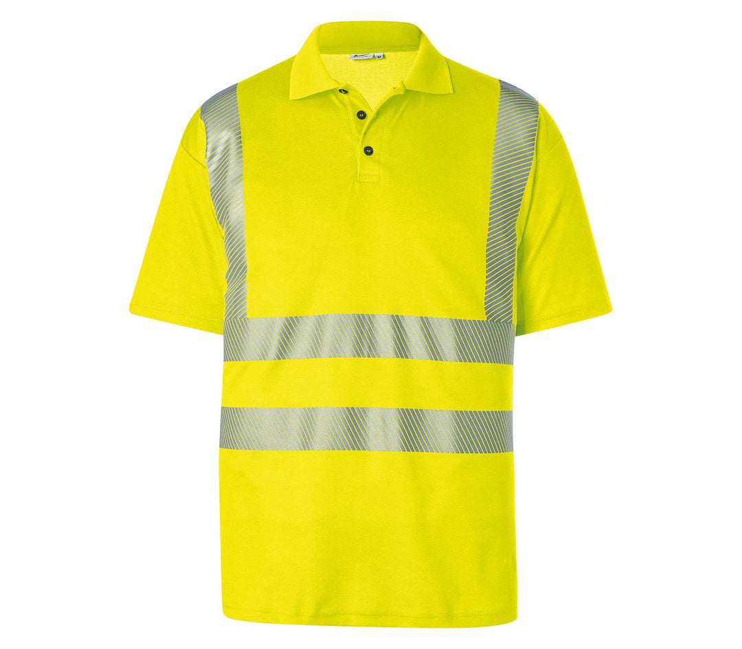 Kübler 50428227-34-4XL Poloshirt Reflectiq PSA 2 Grösse, Warngelb, 4XL Warngelb 4XL, Warngelb 4XL