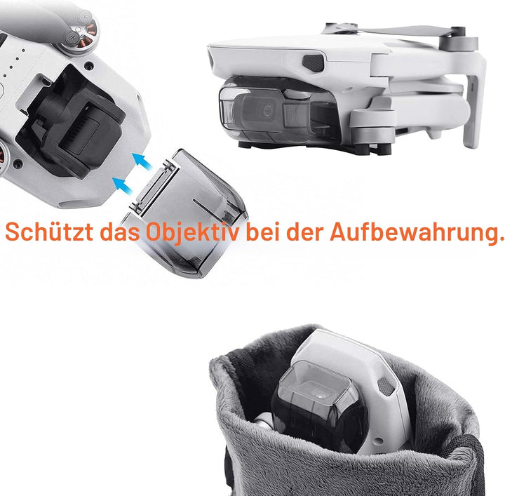 Propeller für DJI Mini 4K/2/SE/2 SE Drohnen Propellerschutz Landegestell Propellerhalterschutz Gimba