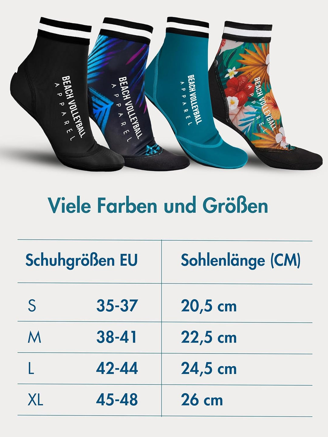 Beach Volleyball Apparel Beachvolleyball Socken schützende Beachsocken Beachvolleyball aus Neopren -