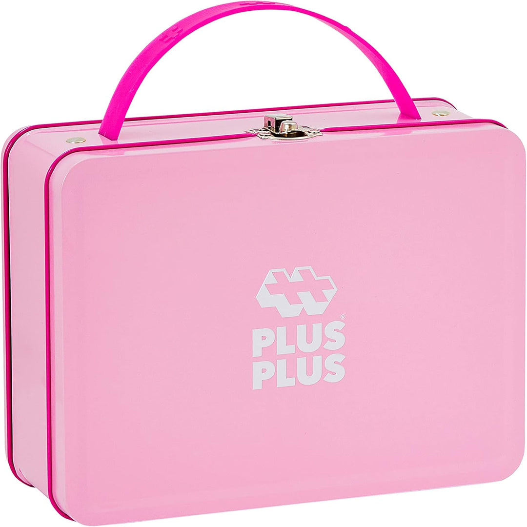 Plus-Plus 9603275 Animals Geniales Konstruktionsspielzeug, Big Box Pastel, Bausteine-Set in praktisc