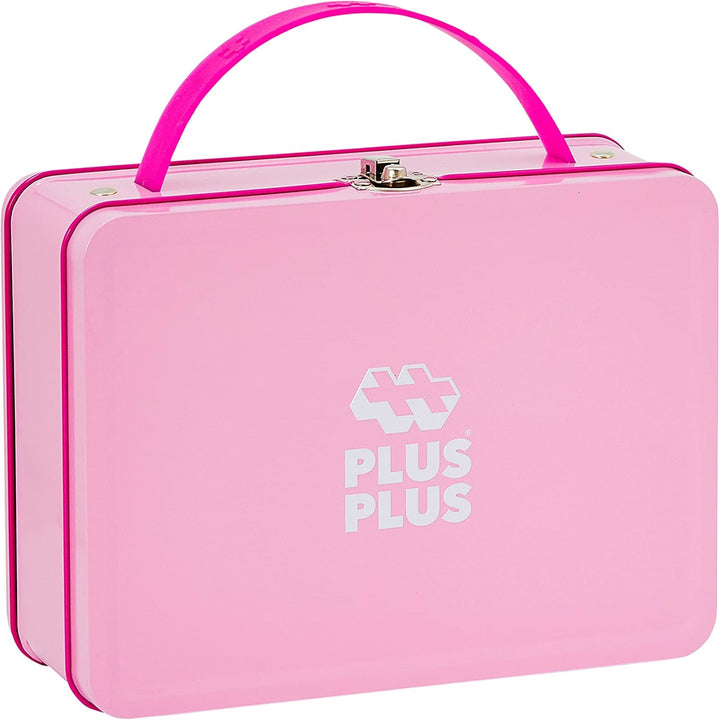 Plus-Plus 9603275 Animals Geniales Konstruktionsspielzeug, Big Box Pastel, Bausteine-Set in praktisc