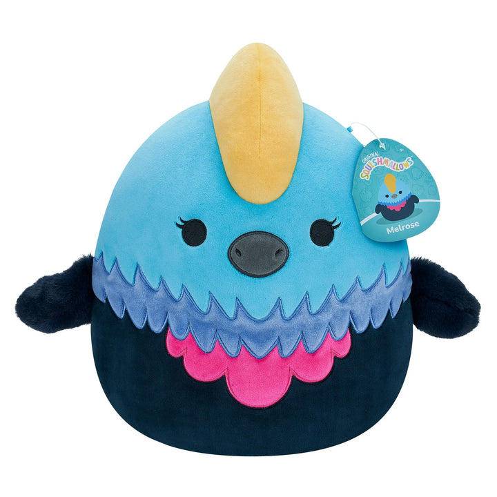 Squishmallows SQCR04136 - Melrose der Kasuar 30 cm, offizielles Kelly Toys Plüsch, superweiches Kusc