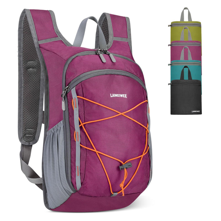 Faltbarer Wanderrucksack, Kleiner Tagesrucksack Ultraleicht für Herren & Damen, Foldable Backpack, I