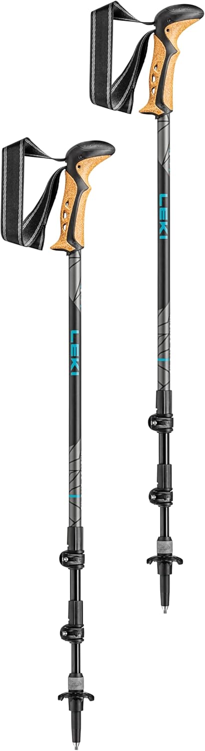 Leki Khumbu Lite AS Stöcke black-petrol-dark anthracite 100 - 135 cm, black-petrol-dark anthracite 1