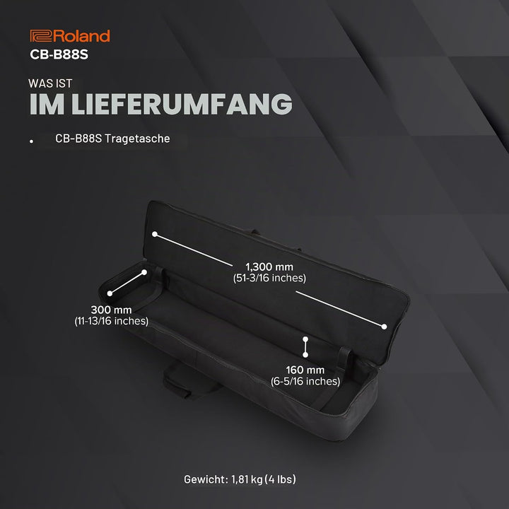 Roland Tragetasche für kompakte 88-Tasten-Keyboards, CB-B88S