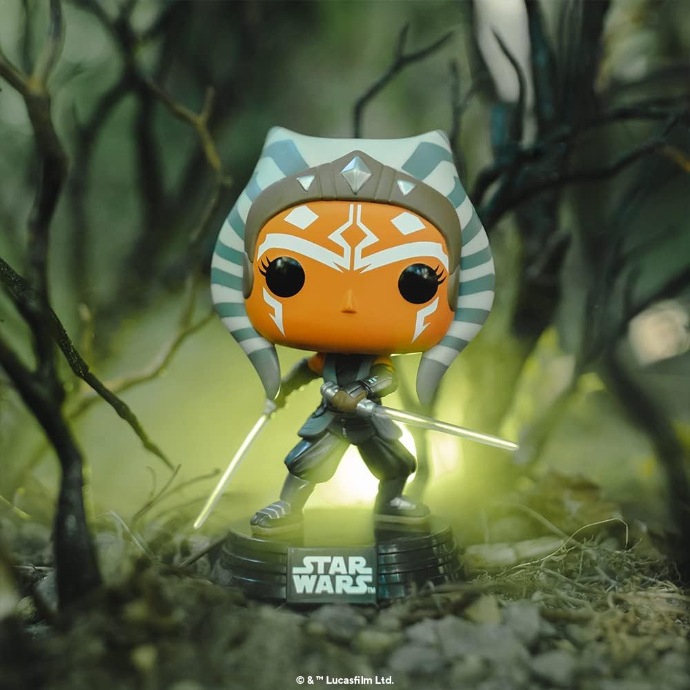 Funko Pop! Star Wars: The Mandalorian - Ahsoka Tano mit Sabers - Vinyl-Sammelfigur - Geschenkidee -
