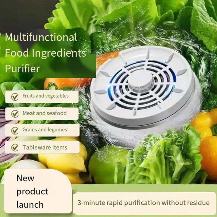 Generisch Fruit and Vegetable Washing Machine 4 Modes Cleaning Machine for Grain Meat Seafood Portab
