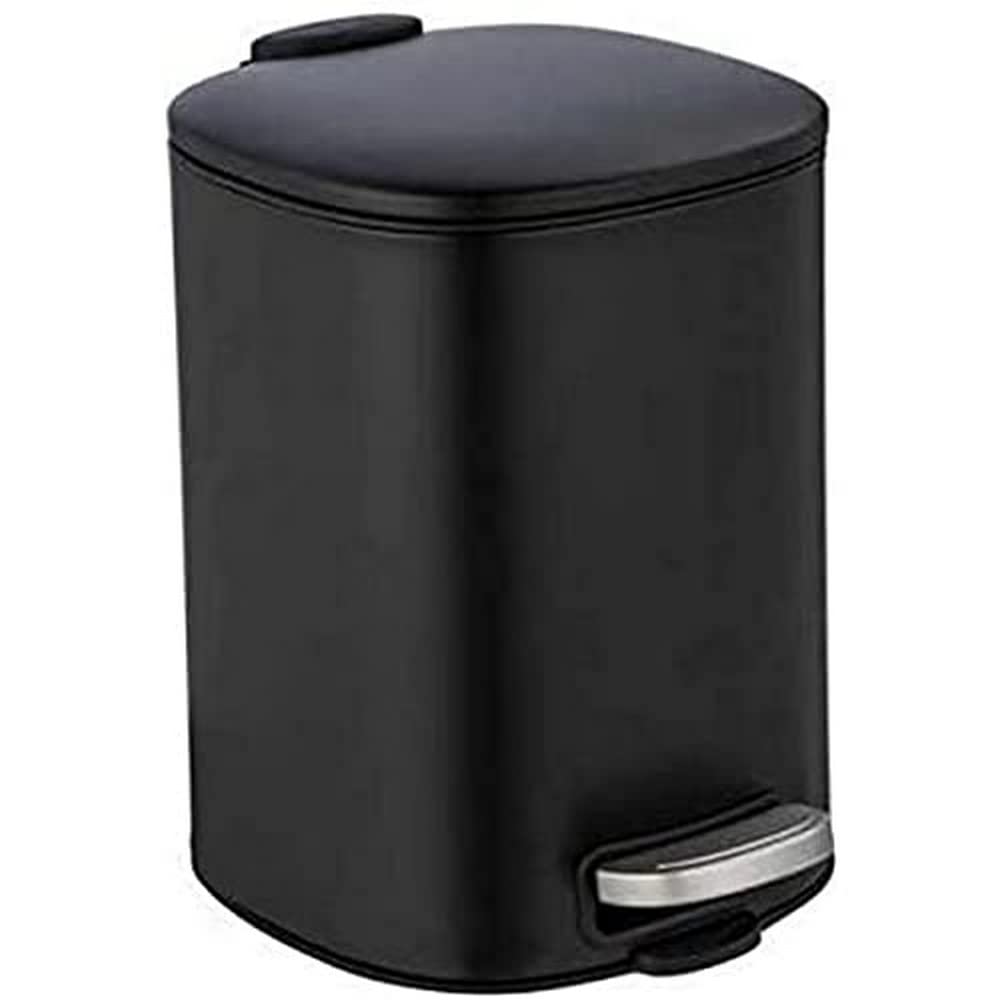 WENKO Kosmetik-Treteimer Mod. Alassio, Abfalleimer mit 5 Liter Volumen, hochwertiger Badezimmer-Müll