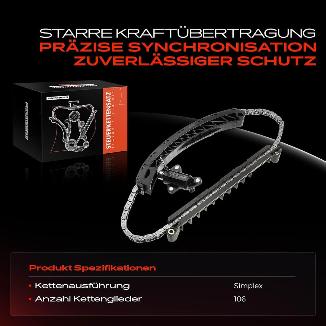 Steuerkettensatz für 3er E36 E46 316 318 5er E34 E39 518 525 Z3 E36 1.6L-2.5L 1993-2006 11311734392