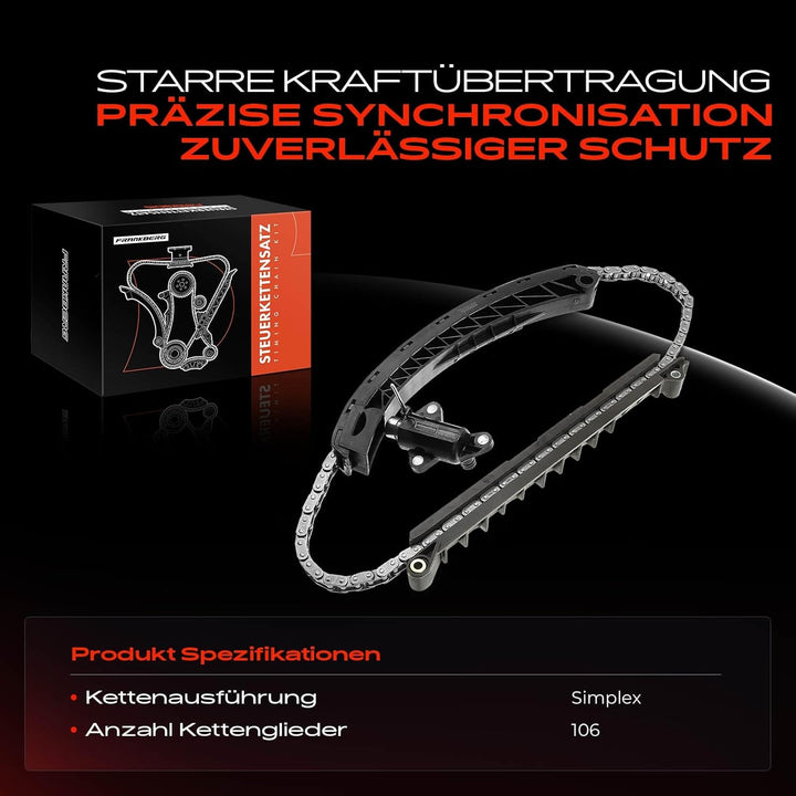Steuerkettensatz für 3er E36 E46 316 318 5er E34 E39 518 525 Z3 E36 1.6L-2.5L 1993-2006 11311734392