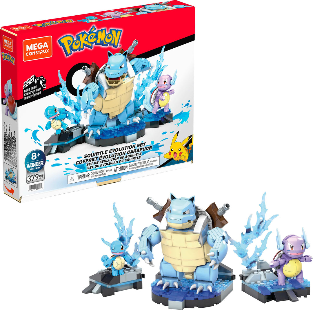 MEGA HDH93 - Mega Construx Pokémon Entwicklungs Set Baukasten, Bauspielzeug für Kinder, tolles Spiel