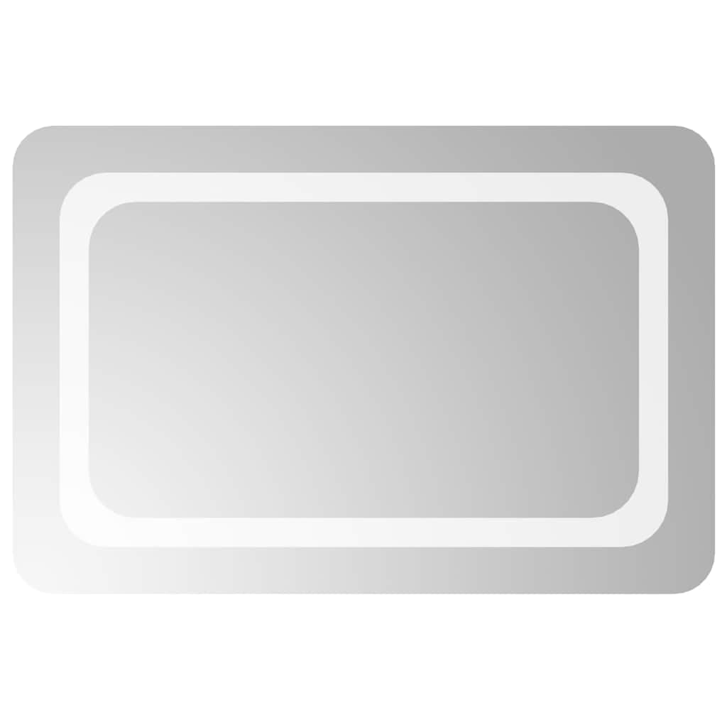 vidaXL LED Badspiegel Lichtspiegel Wandspiegel Badezimmerspiegel Spiegel Schminkspiegel Hängespiegel