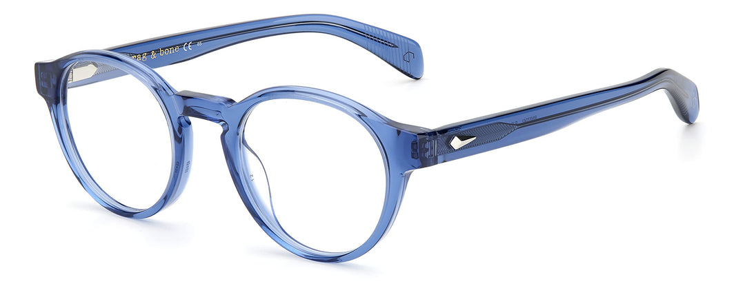 rag & bone Unisex Sunglasses 48 Pjp/22 Blue, 48 Pjp/22 Blue