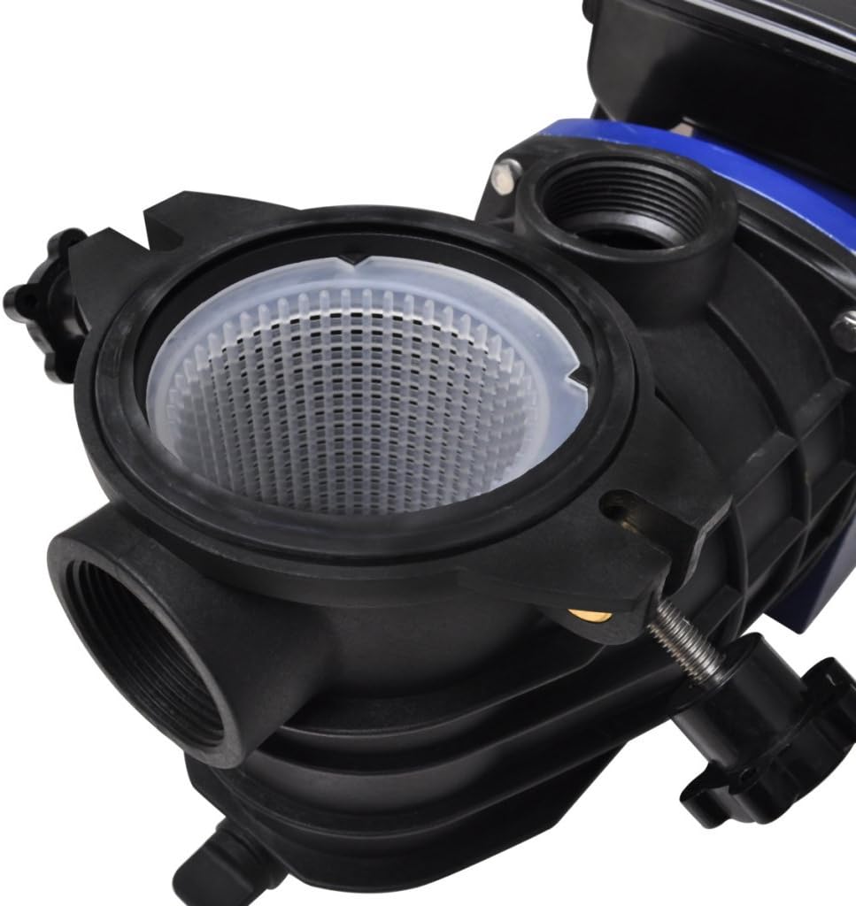 vidaXL Schwimmbadpumpe 500W Elektronik Pumpe Umwälzpumpe Poolpumpe Filterpumpe 9000 l/h, 9000 l/h