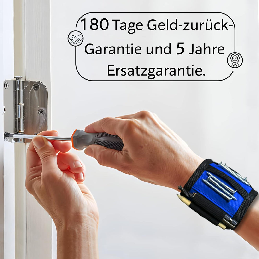 Geschenke für Männer, Magnetarmband Handwerker 2024 inkl. Magnetstab und Bleistift zum Halten von Sc
