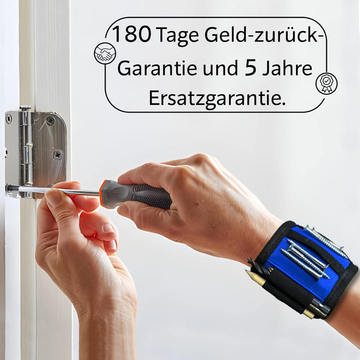 Geschenke für Männer, Magnetarmband Handwerker 2024 inkl. Magnetstab und Bleistift zum Halten von Sc