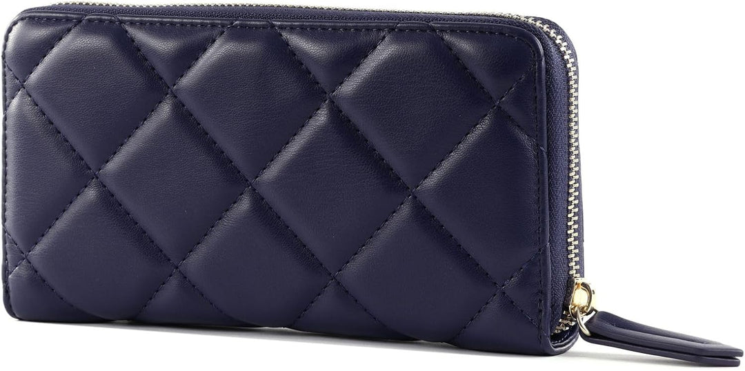Valentino Damen Ocarina Travel Accessory-Bi-Fold Wallet De mano Blu, De mano Blu