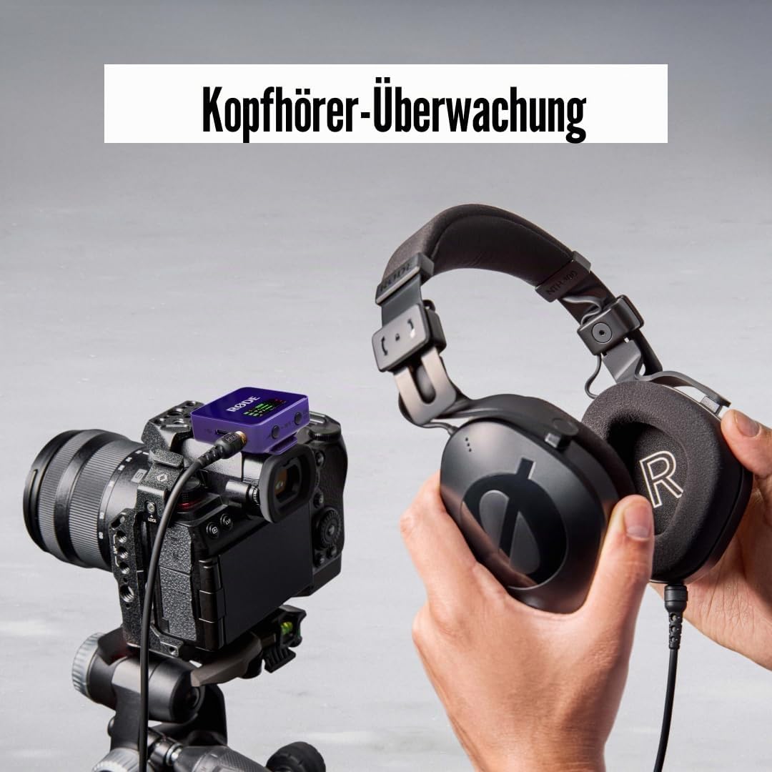 RØDE Wireless GO (Gen 3) – Kompakter kabelloser Mikrofon – Kristallklarer Klang, 32-Bit Float Aufnah