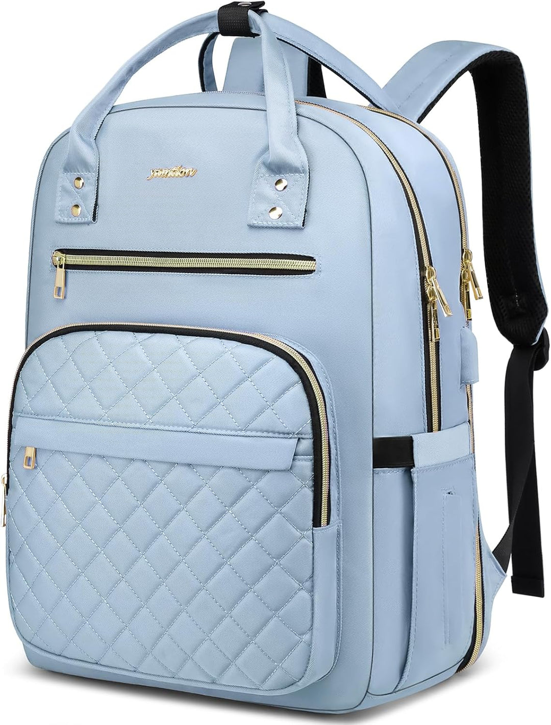 YAMTION Laptop Rucksack Damen,17.3 Zoll Schulrucksack Frauen Schultasche Mädchen Teenager Tagesrucks