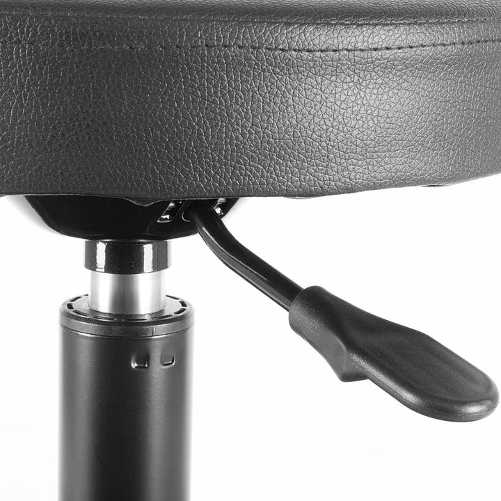 STAHLWERK Höhenverstellbarer Werkstatthocker WRH-136 ST bis 136 kg belastbar, 40-54 cm Sitzhöhe, mit