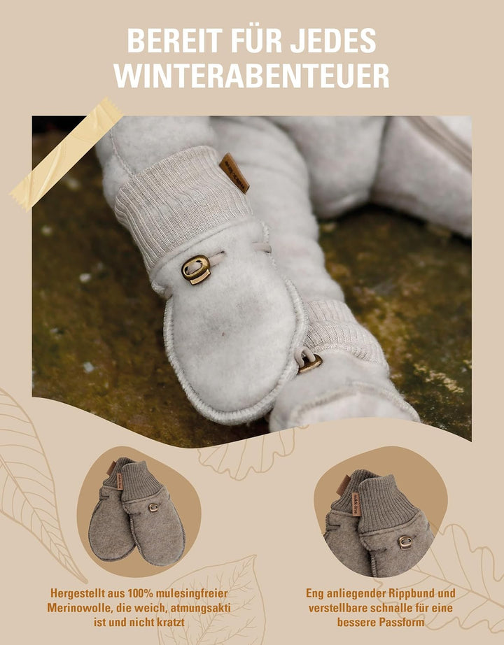 Mikk-line Wolle Handschuhe Baby – Babyhandschuhe &amp; Kinderhandschuhe in – Fäustlinge Baby &amp; Handschuh
