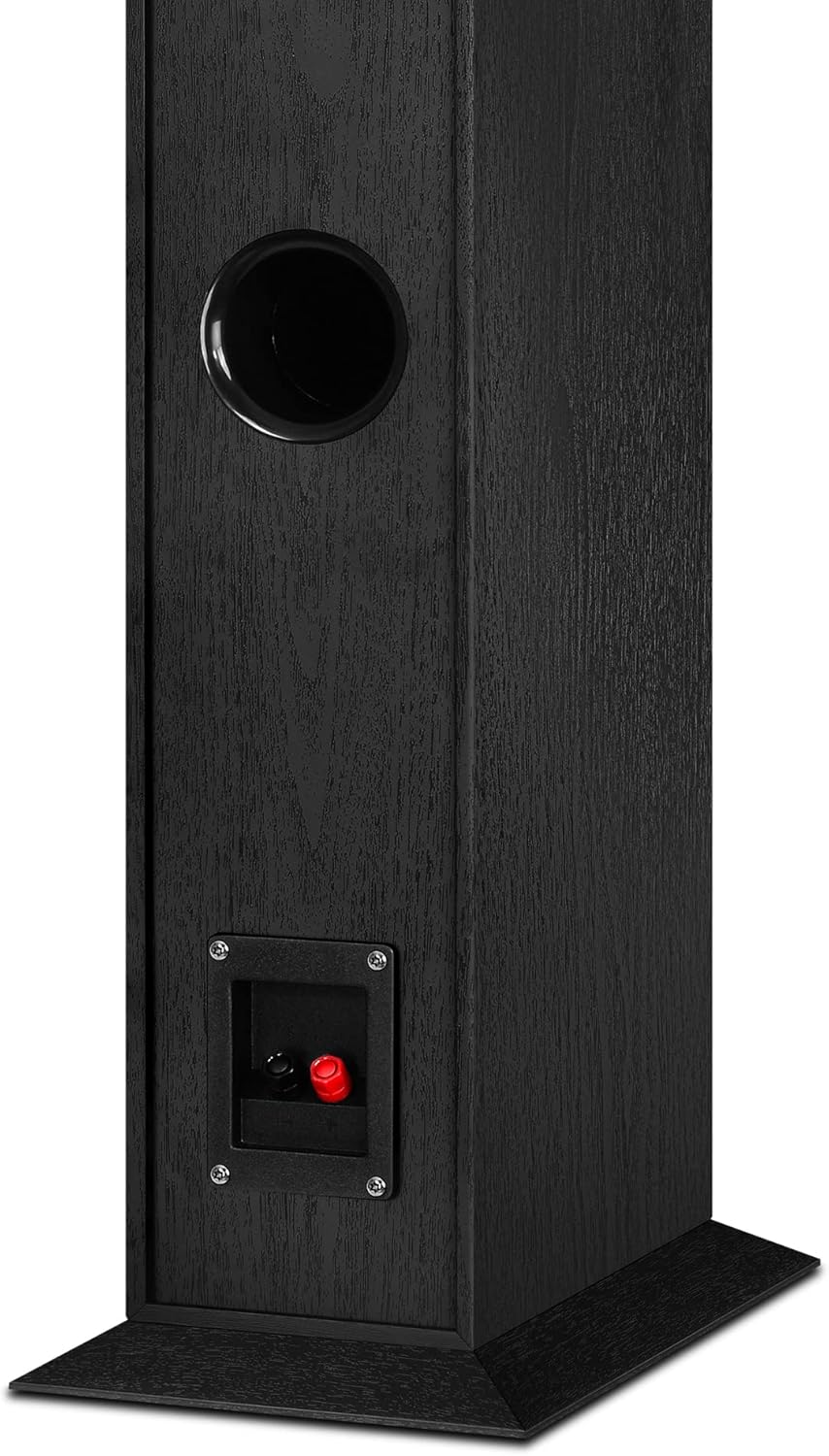 mohr 1 Paar Standlautsprecher SL15 schwarz Lautsprecherboxen, HiFi Klang zum günstigen Preis, Elegan