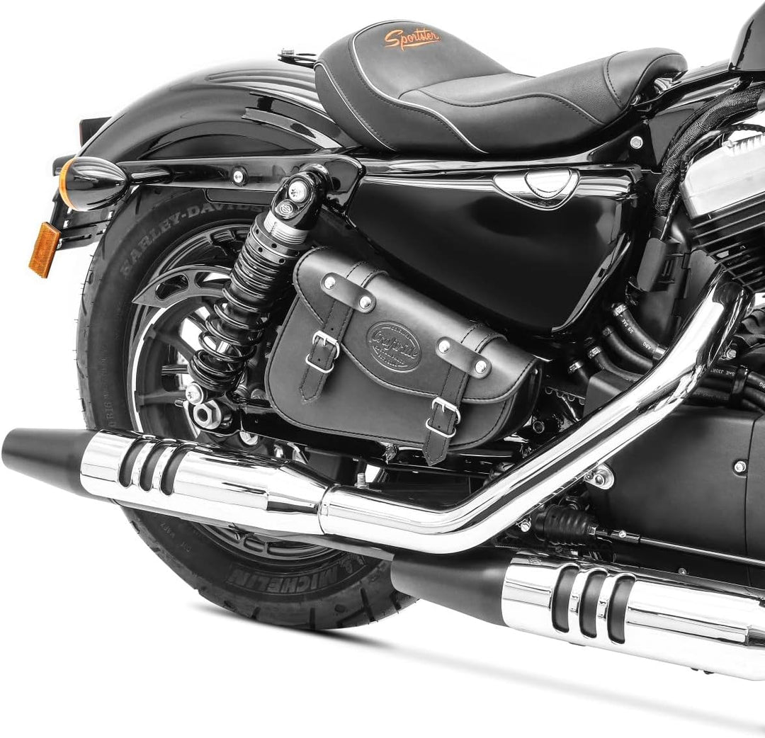 BS-Motoparts Satteltasche für Keeway Superlight 125 Arizona Schwarz Links