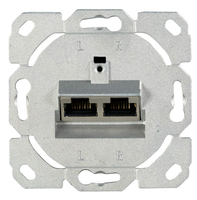 BIGtec 5 x Netzwerkdose CAT6a LAN Dose universal Aufputzdose Unterputzdose Kabelkanal für Verlegekab