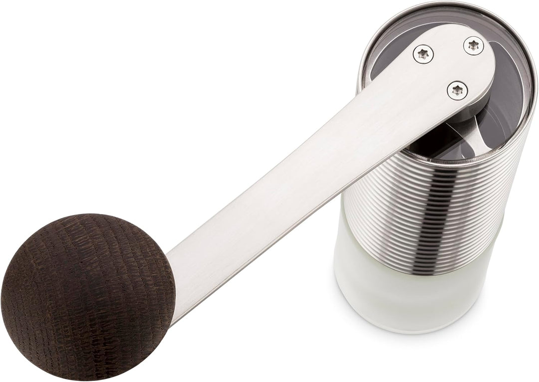 millone compact manuelle Kaffeemühle präzise Mahlgradeinstellung, zwei Edelstahl Mikrokugellager, kl