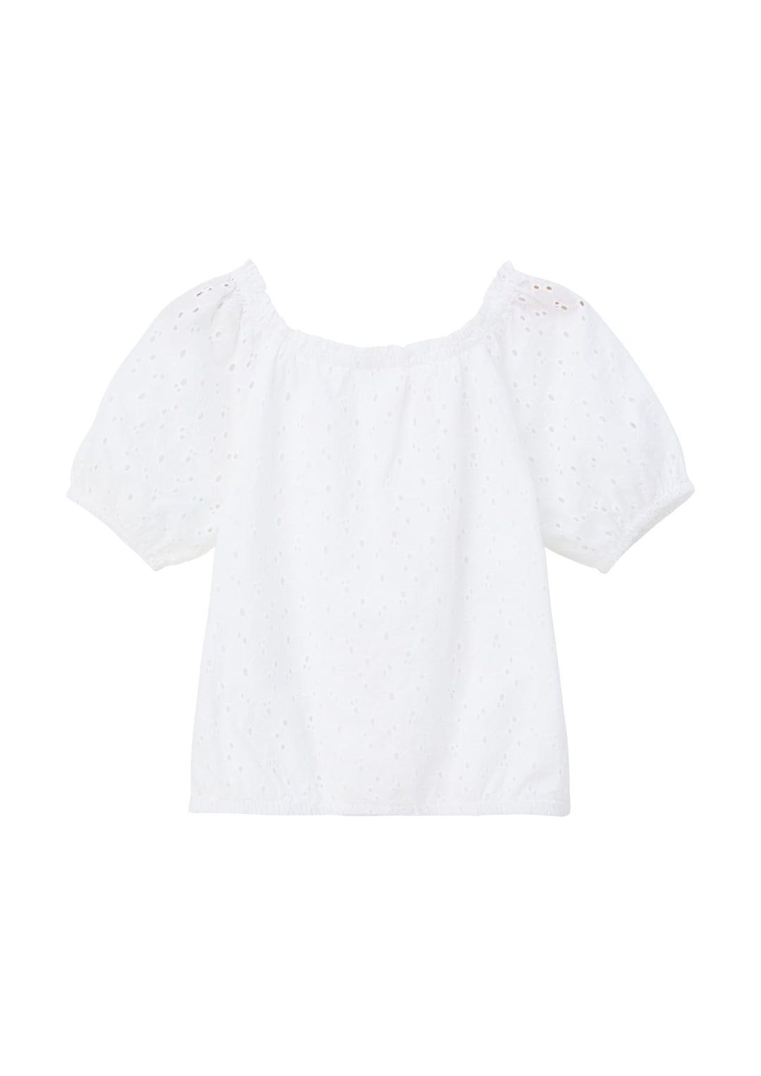 s.Oliver Bluse aus Broderie Anglaise 152 Weiss, 152 Weiß