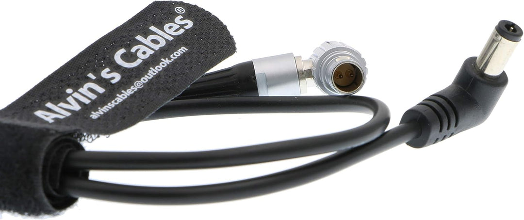 Alvin's Cables DC rechtwinklig zu 2-Pin-Stecker rechtwinklig für Teradek Bolt Transmitter Tilta Batt