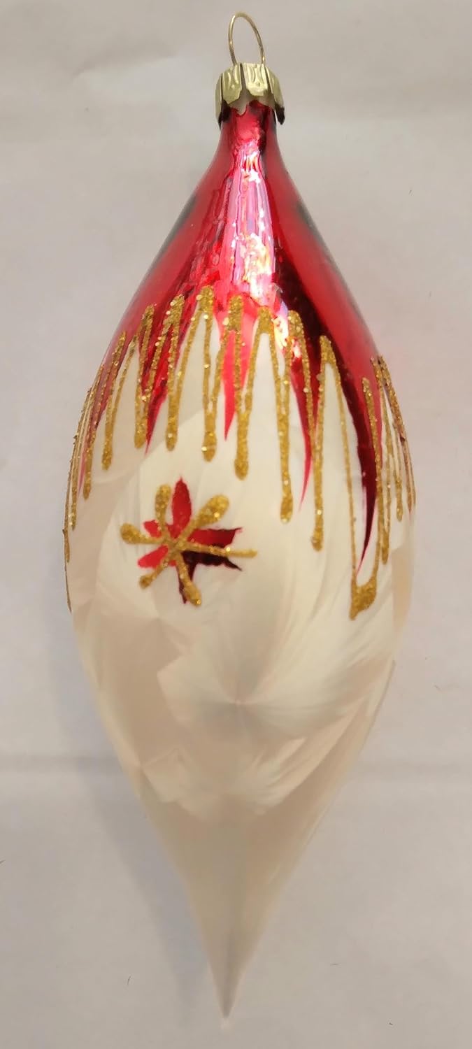 Tradition Olive 3er Set Hängender Schmuck aus Glas für Hochzeit oder ähnliche Feierlichkeiten