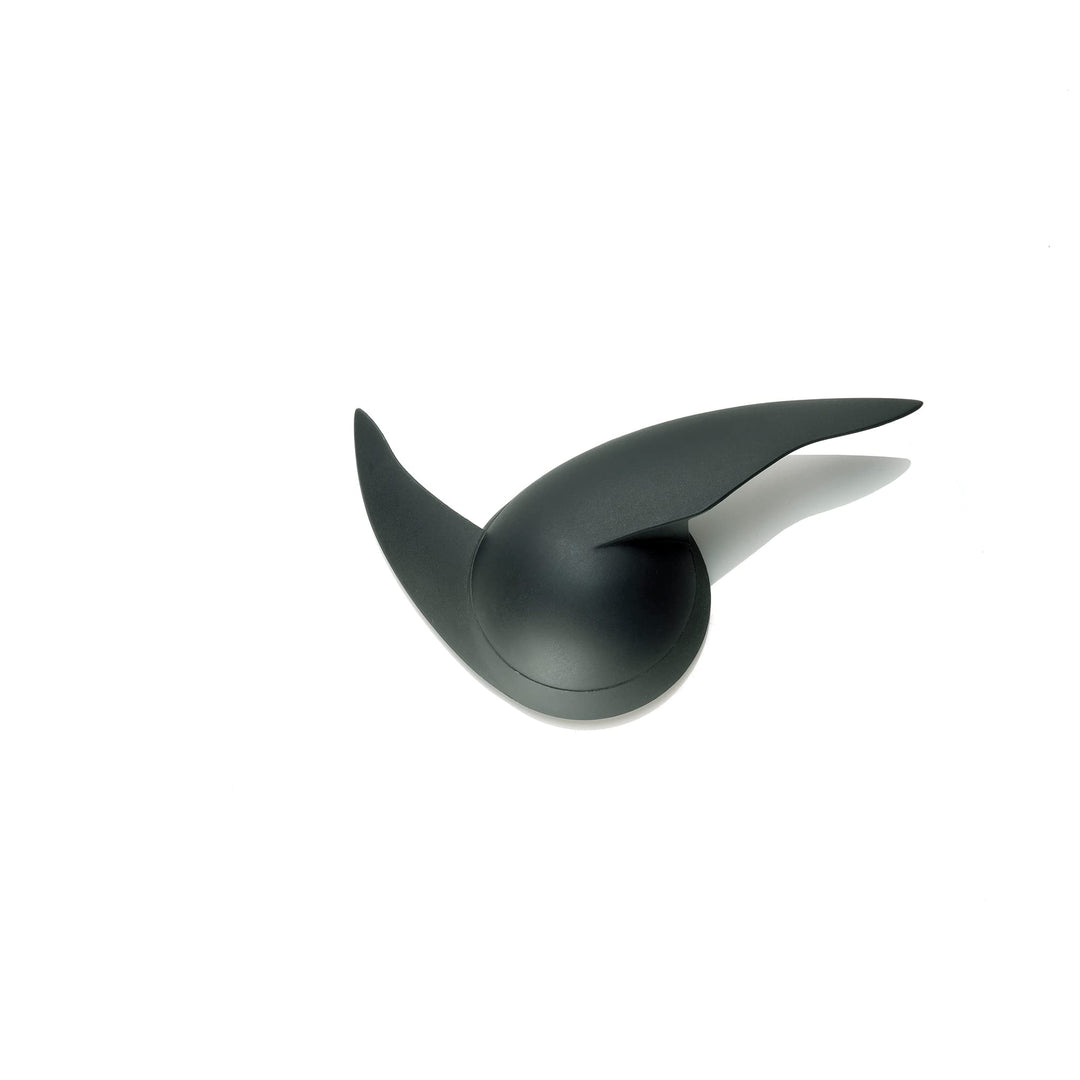 Alessi 05 G Walter Wayle II, Wanduhr aus ABS, grau, Ø 25 cm, Höhe: 5cm