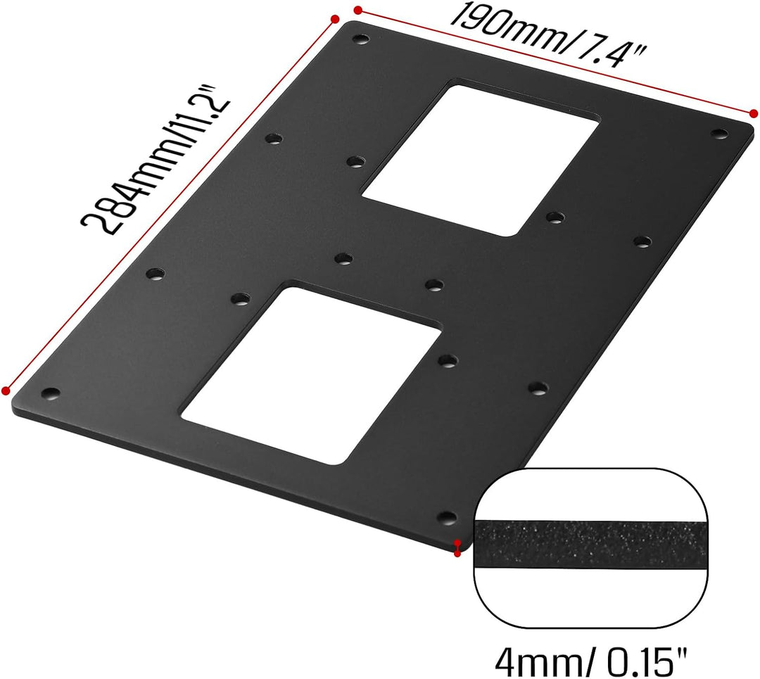 Genmitsu Aluminium Spoilboard für Erweiterungssatz für 3018PROVer V2 Y-Achsen Erweiterungssatz, Upgr