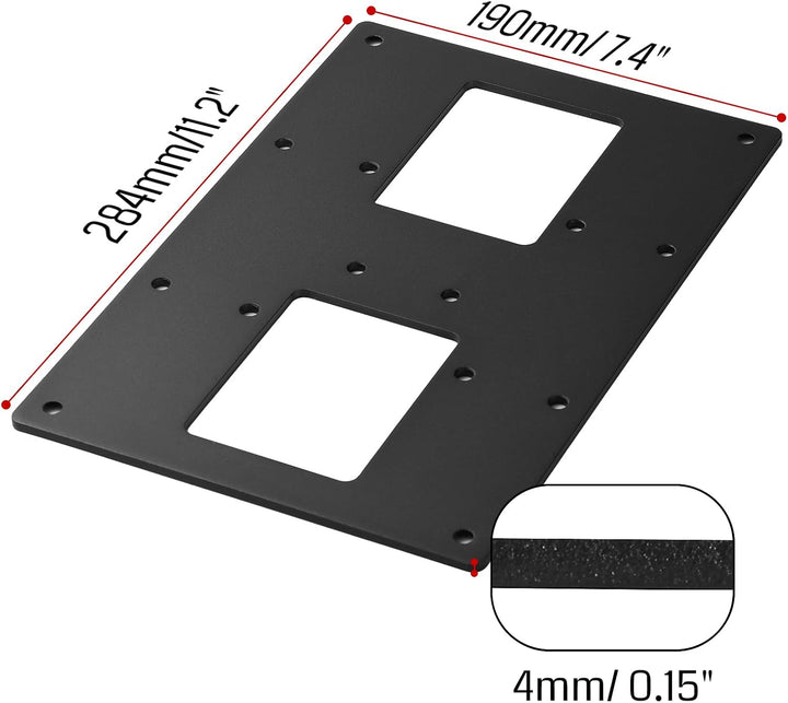 Genmitsu Aluminium Spoilboard für Erweiterungssatz für 3018PROVer V2 Y-Achsen Erweiterungssatz, Upgr