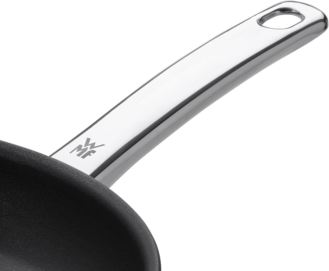 WMF Devil Pfannenset 2-teilig, Bratpfanne 28 cm + 20 cm, Pfanne Induktion, Cromargan Edelstahl besch