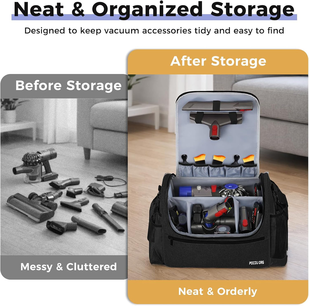 Vakuum-Aufbewahrungstasche für Auto und Boot, kompatibel mit Dyson V7 – V15 – Organizer-Tasche für k