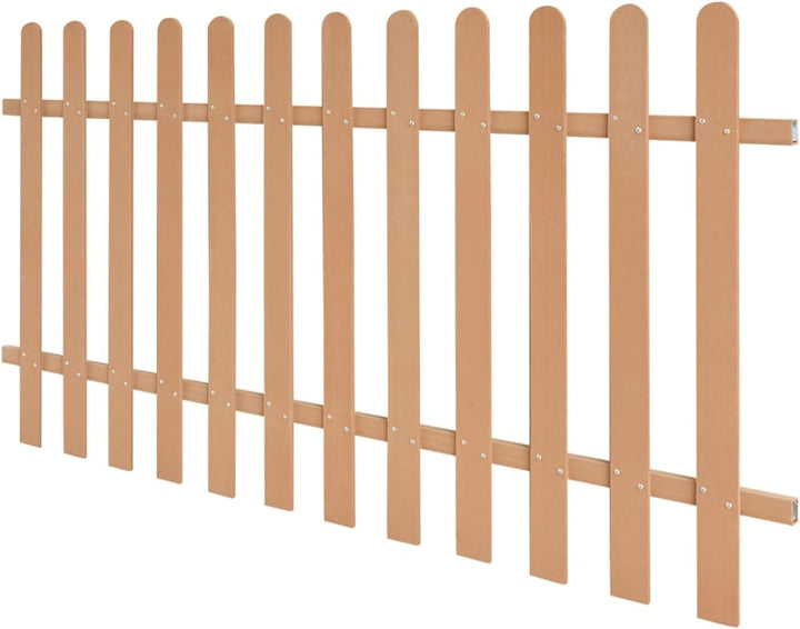 Susany Lattenzaun Gartenzaun Zaun Vorgartenzaun Friesenzaun Zierzaun 200 x 100 cm (L x H) Mit insges