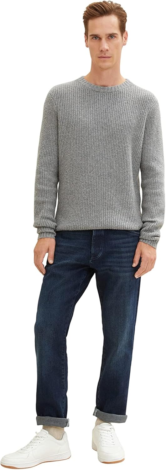 TOM TAILOR Herren Marvin Straight Jeans 33W / 34L 10127 - Tinted Blue Denim, 33W / 34L 10127 - Tinte