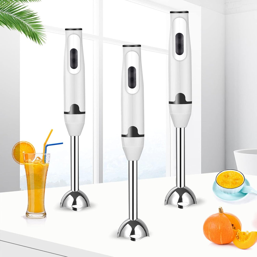 Hausgeräte Stabmixer, 400W Immersion Blender Handheld Stick Blender Electric with Stainless Steel Bl