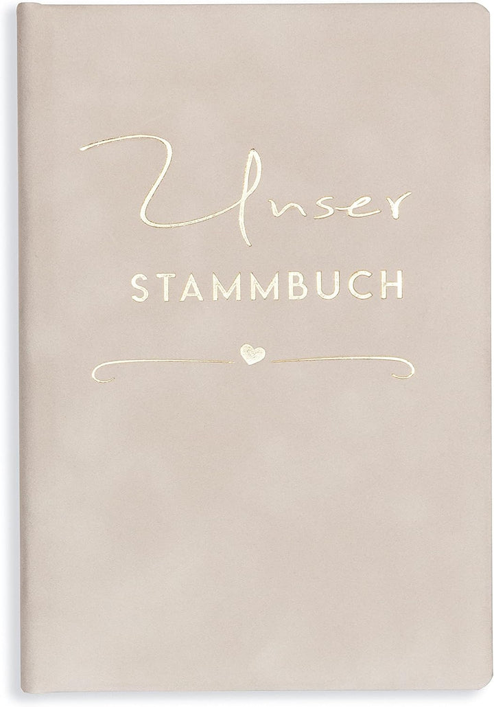 Stammbuch Rina Grau Gold Familienstammbuch Standesamt Hochzeit