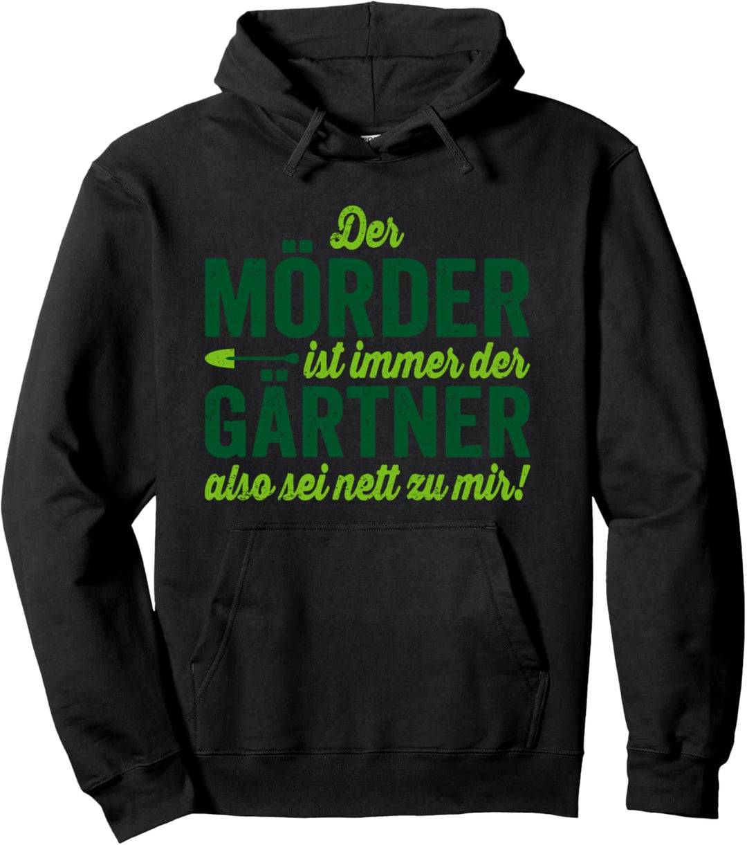 Vintage Gärtner Garten Mörder Landschaftsgärtner Geschenk Pullover Hoodie