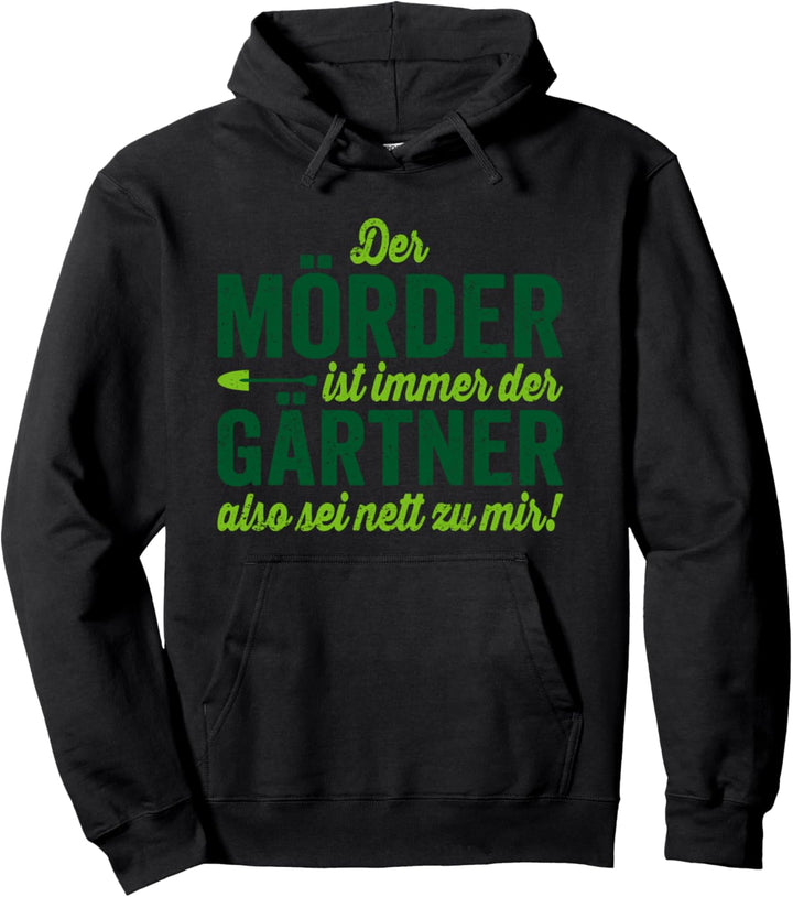 Vintage Gärtner Garten Mörder Landschaftsgärtner Geschenk Pullover Hoodie