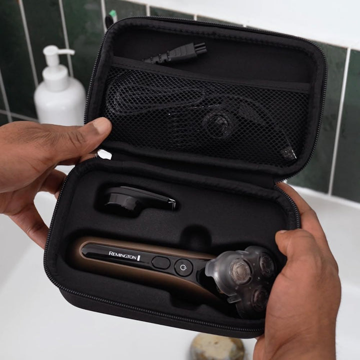 Remington Rasierer Herren Elektrisch [SynX Hybrid Schneidesystem: Rotation & Folienrasierer, Nass-&T
